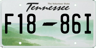 TN license plate F1886I