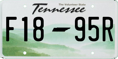 TN license plate F1895R