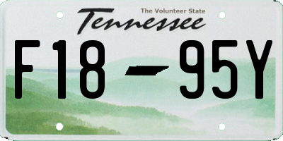 TN license plate F1895Y
