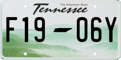 TN license plate F1906Y