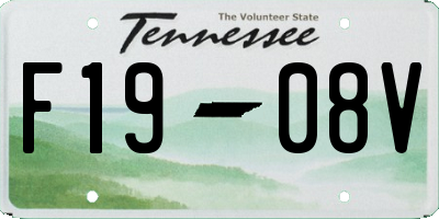 TN license plate F1908V