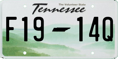 TN license plate F1914Q
