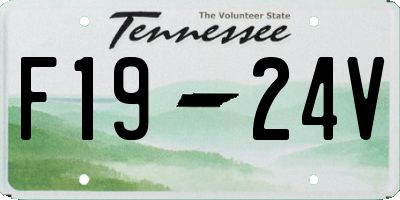 TN license plate F1924V