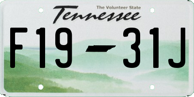 TN license plate F1931J