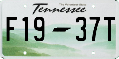 TN license plate F1937T