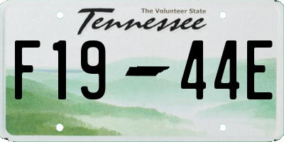 TN license plate F1944E