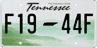 TN license plate F1944F