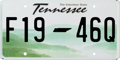 TN license plate F1946Q