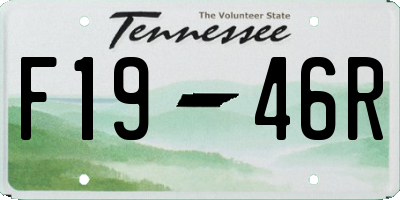 TN license plate F1946R