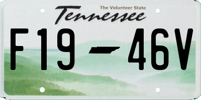 TN license plate F1946V