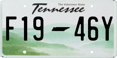 TN license plate F1946Y