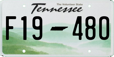 TN license plate F1948O