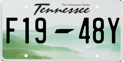 TN license plate F1948Y
