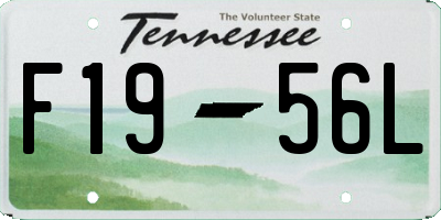 TN license plate F1956L