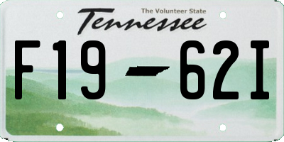 TN license plate F1962I