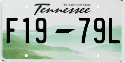TN license plate F1979L