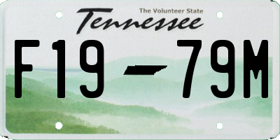 TN license plate F1979M
