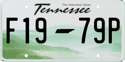 TN license plate F1979P