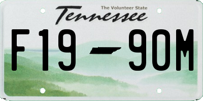 TN license plate F1990M