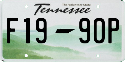 TN license plate F1990P