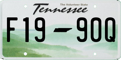 TN license plate F1990Q
