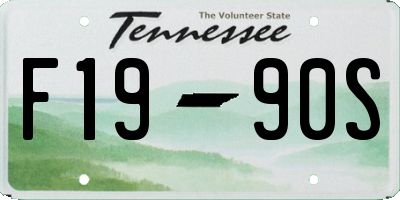 TN license plate F1990S