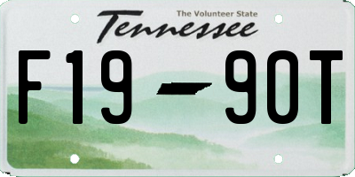 TN license plate F1990T