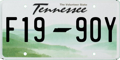 TN license plate F1990Y