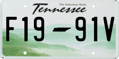TN license plate F1991V