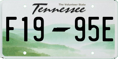 TN license plate F1995E
