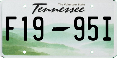 TN license plate F1995I