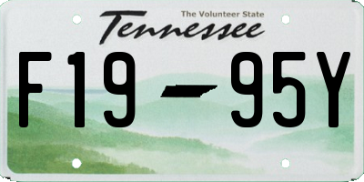 TN license plate F1995Y
