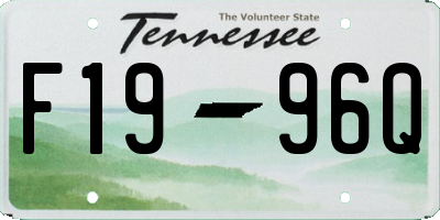 TN license plate F1996Q