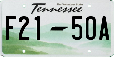 TN license plate F2150A