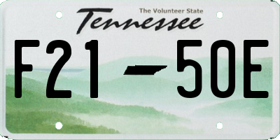 TN license plate F2150E