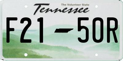 TN license plate F2150R