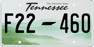 TN license plate F2246O