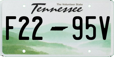 TN license plate F2295V
