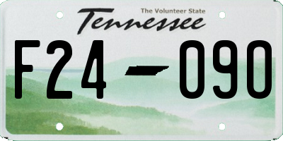 TN license plate F2409O