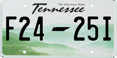 TN license plate F2425I