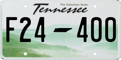 TN license plate F2440O