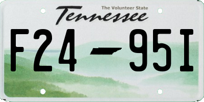 TN license plate F2495I