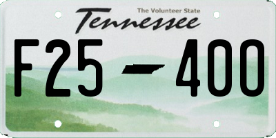 TN license plate F2540O