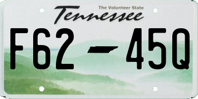 TN license plate F6245Q