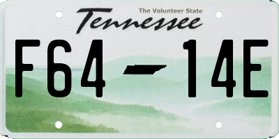 TN license plate F6414E