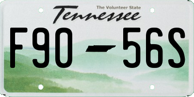 TN license plate F9056S