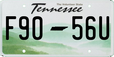 TN license plate F9056U