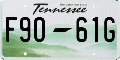 TN license plate F9061G