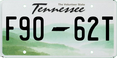 TN license plate F9062T
