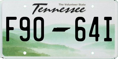 TN license plate F9064I